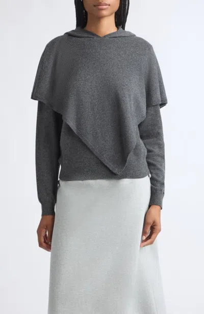 Sandy Liang Barrow Wool & Cashmere Sweater In Gray