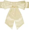 Sandy Liang Beige Bow Boy Scout Bag In Butter