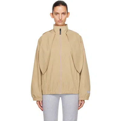 Sandy Liang Beige Torry Jacket In Neutral