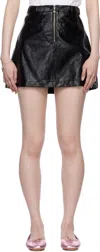 Sandy Liang Black Ada Miniskirt In Black