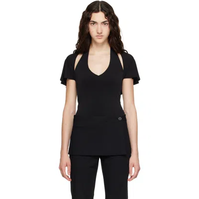 Sandy Liang Black Bellini Top