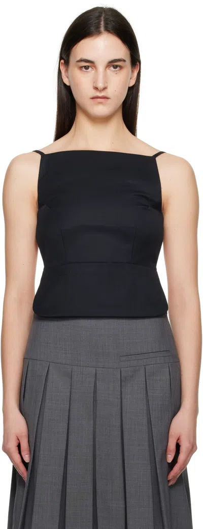 Sandy Liang Black Brando Top