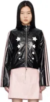 Sandy Liang Black Kino Jacket In Black