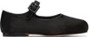Sandy Liang Black Mary Jane Pointe Ballerina Flats In 001 Black