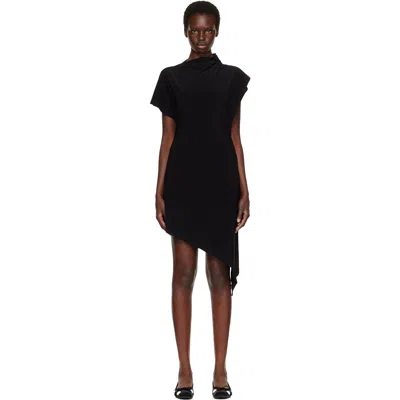 Sandy Liang Black Sonar Minidress