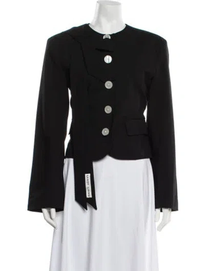 Pre-owned Sandy Liang Blazer W/ Tags In Black