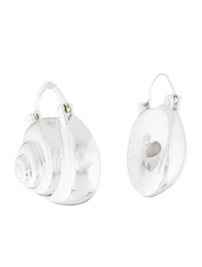 Pre-owned Sandy Liang Bun Drop Earrings In Multi