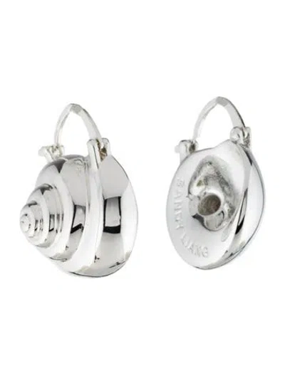 Pre-owned Sandy Liang Bun Earrings In Multi
