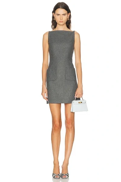 Sandy Liang Carlisle Dress In Grey