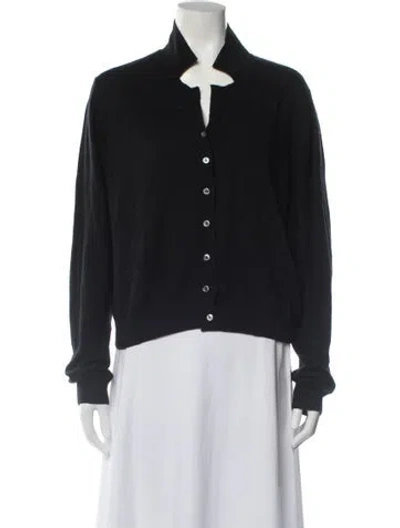 Pre-owned Sandy Liang Cashmere Sweater In Black