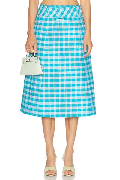 Sandy Liang Clio Skirt In Blue