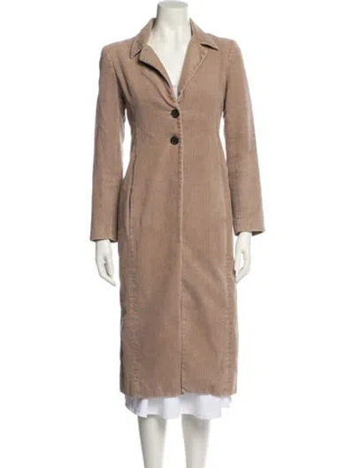 Pre-owned Sandy Liang Coat In Neutral