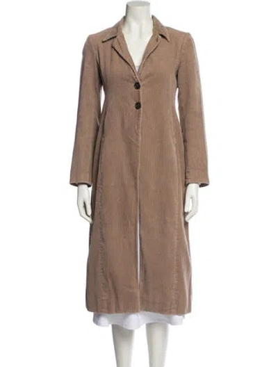 Pre-owned Sandy Liang Coat In Neutral