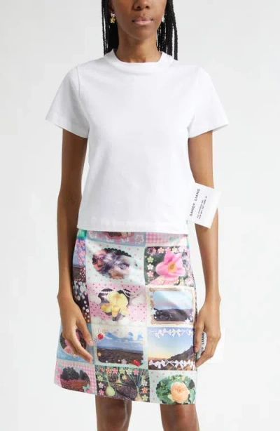 Sandy Liang Cotton Baby Tee In White