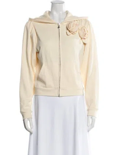 Pre-owned Sandy Liang Crew Neck Sweater In Yellow