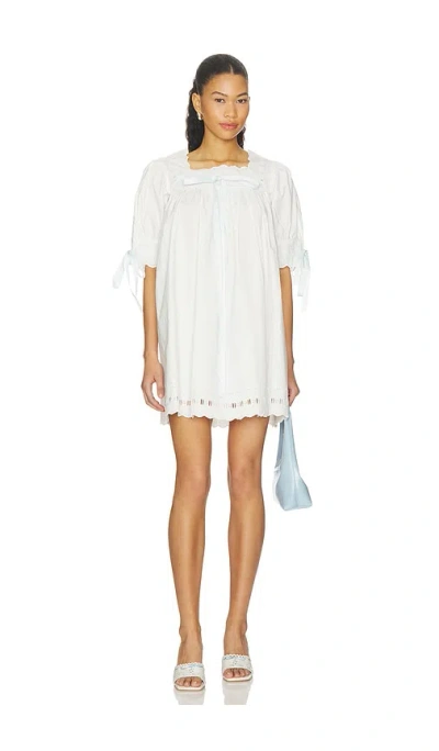 Sandy Liang Daikon Dress In White