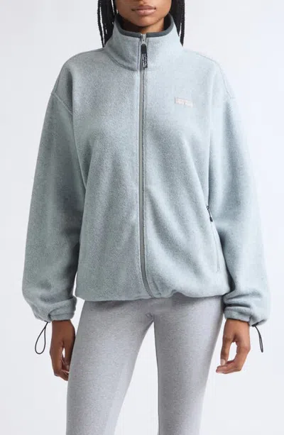 Sandy Liang Dawson Fleece Jacket In Grey