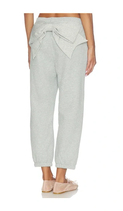 Sandy Liang Dimple Sweatpant In Grey