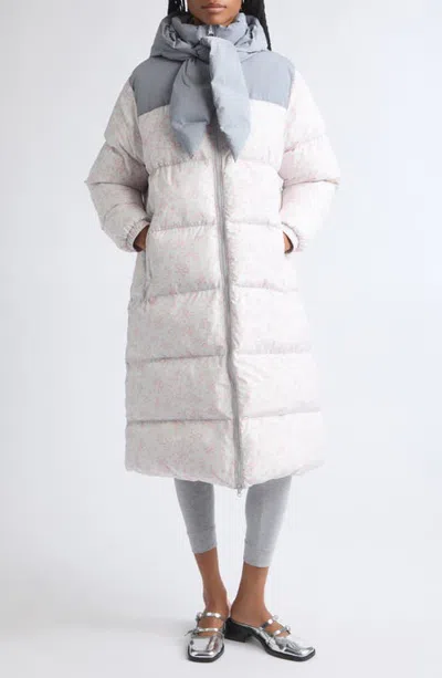 Sandy Liang Duvet Puffer Coat In White