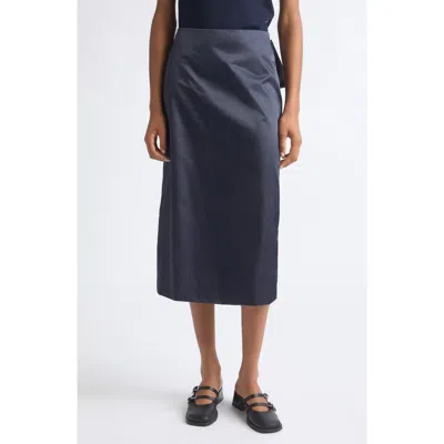 Sandy Liang Enoki Midi Skirt In Blue
