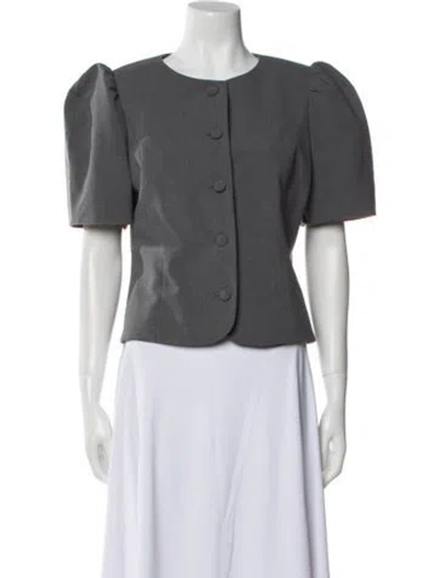 Pre-owned Sandy Liang Evening Jacket In Blue