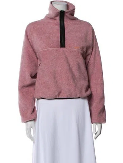 Pre-owned Sandy Liang Faux Fur Jacket In Pink