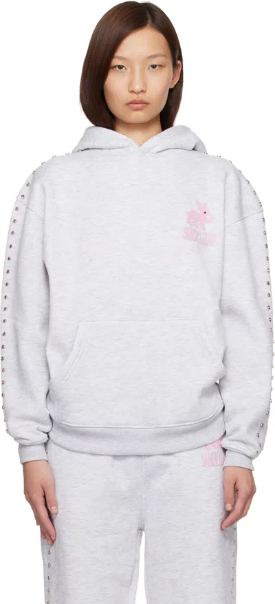 Sandy Liang Gray Mung Bean Hoodie