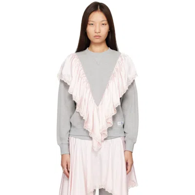 Sandy Liang グレー Tumble スウェットシャツ In Grey