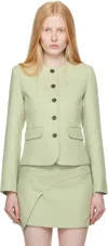 Sandy Liang Agnes Jacket In Green