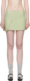Sandy Liang Green Sabine Miniskirt