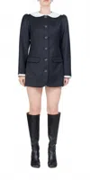 Sandy Liang Gwen Coat In Black