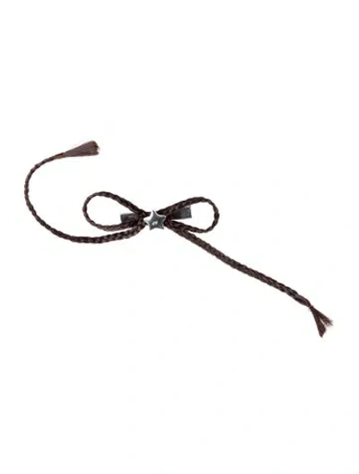 Pre-owned Sandy Liang Hair Pin In Silver