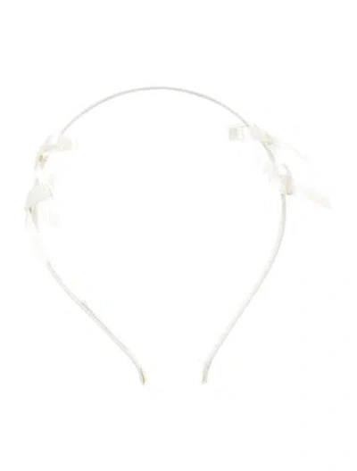 Pre-owned Sandy Liang Headband In Neutrals