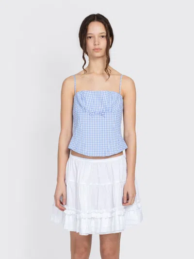 Sandy Liang Hotaru Top In Blue