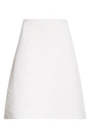 Sandy Liang Ina Jacquard A-line Skirt In White