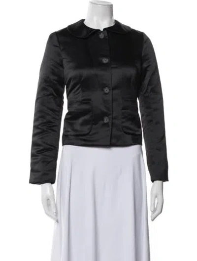 Pre-owned Sandy Liang Jacket In Black