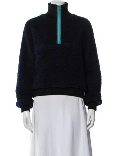 Pre-owned Sandy Liang Jacket In Blue