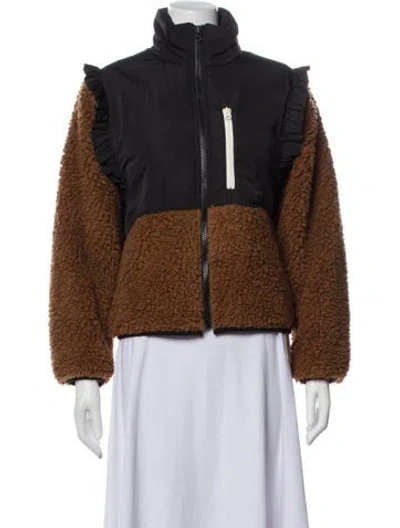 Pre-owned Sandy Liang Jacket In Brown