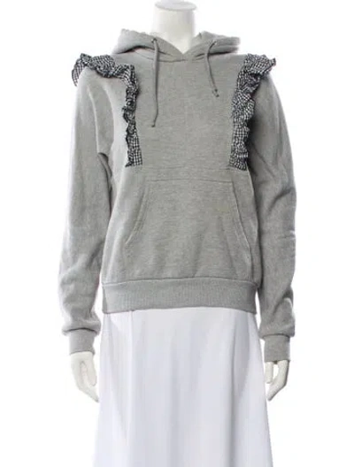 Pre-owned Sandy Liang Jacket In Gray