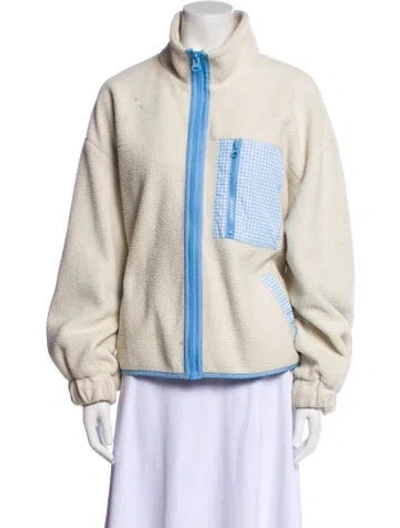 Pre-owned Sandy Liang Jacket In Neutral