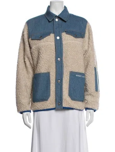 Pre-owned Sandy Liang Jacket In Neutrals