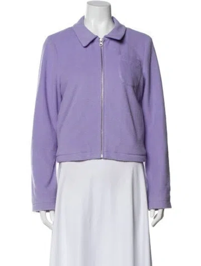 Pre-owned Sandy Liang Jacket In Purple