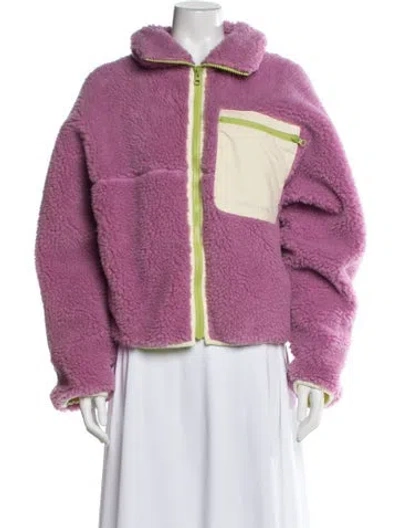 Pre-owned Sandy Liang Jacket In Purple