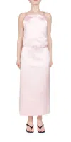 Sandy Liang Pink Jasper Maxi Dress In Pink