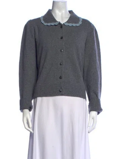 Pre-owned Sandy Liang Lambswool Sweater W/ Tags In Grey
