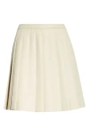 Sandy Liang Lilo Pleated A-line Skirt In Butter