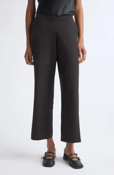 Sandy Liang Maman Wide Leg Pants In Black