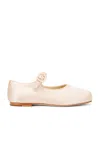 Sandy Liang Pink Mary Jane Pointe Ballerina Flats In Ballet