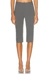 Sandy Liang Melvin Capri Pant In Grey