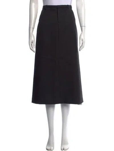 Pre-owned Sandy Liang Midi Length Skirt In Black